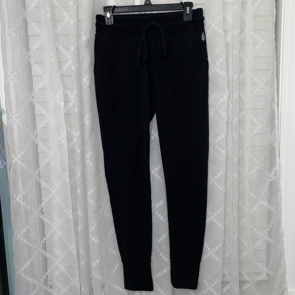 Free People Movement Black Joggers